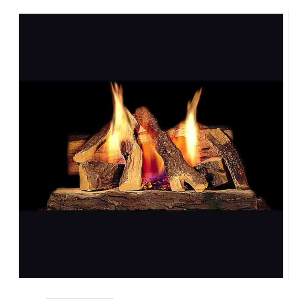 Majestic CFL-24LP-IPI 24" Campfire Fiber Gas Log Set With Stainless Steel Burner And Hearth Kit, Ipi