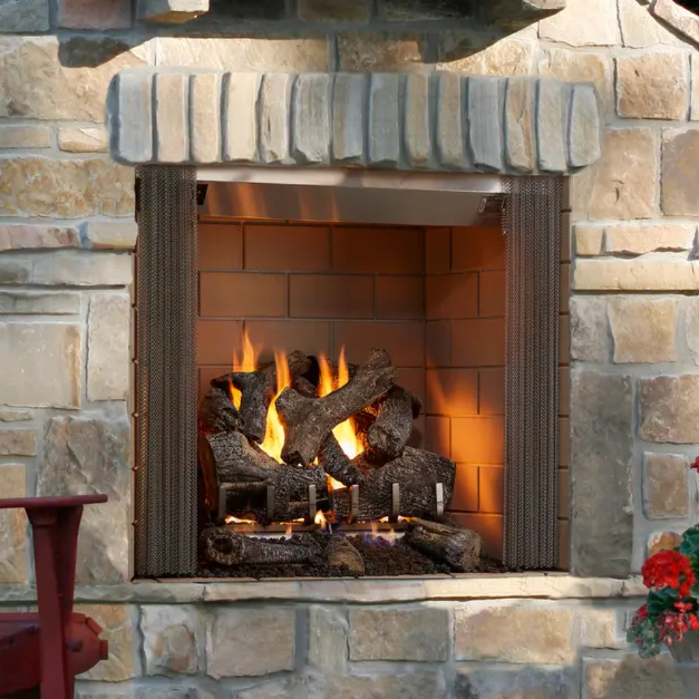 Majestic Castlewood Outdoor Wood Fireplace