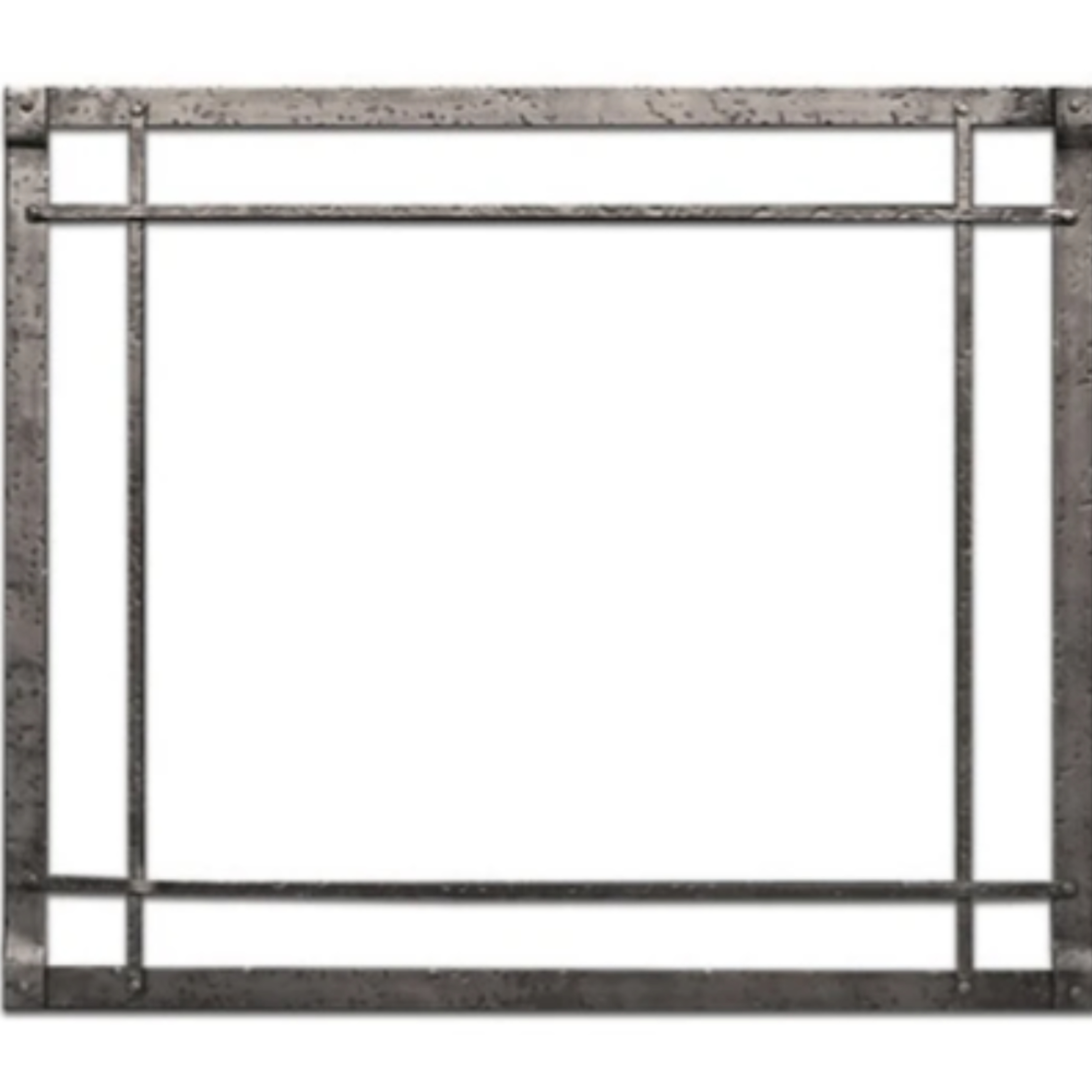 Empire DFF50CPD Distressed Pewter Rectangle Forged Iron Inset