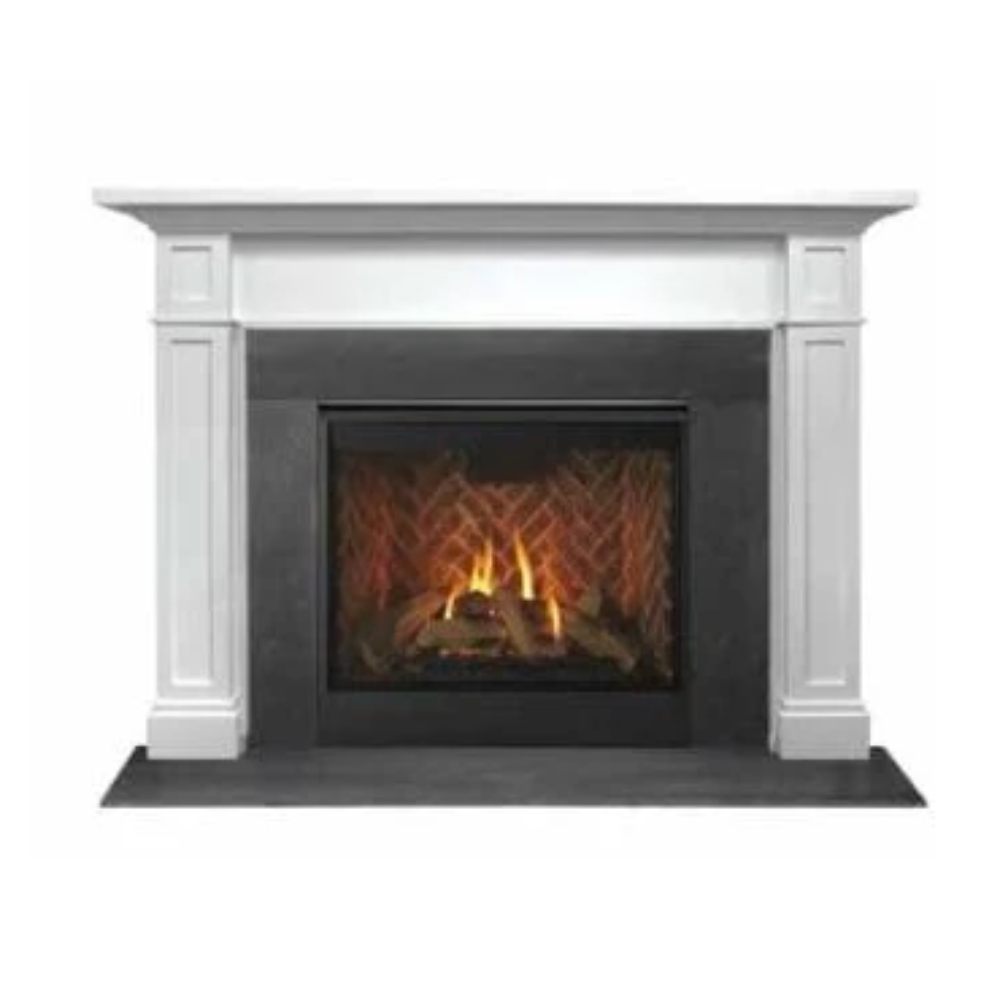 Monessen AFAAMPB Acadia Flush Mantel, Primed MDF
