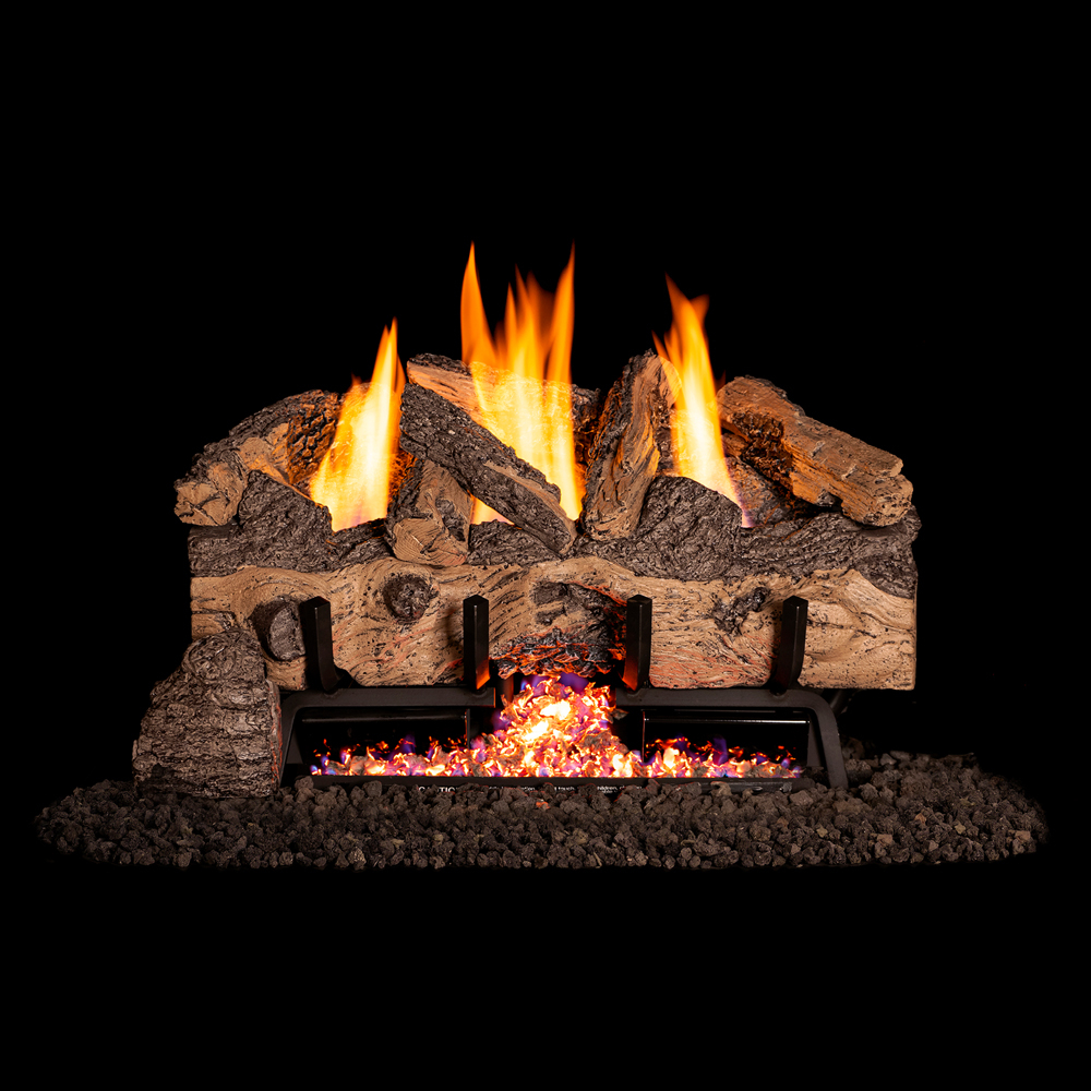 RealFyre CHGS-16-18 18" Charred Gnarled Split Logs