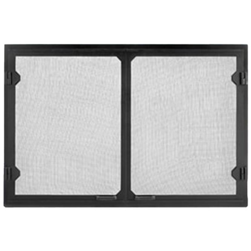 Majestic GV36BK Grand Vista Cabinet Style Mesh Doors Black