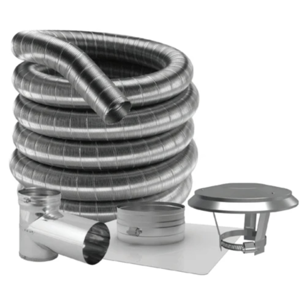 Duravent 3DF304-30KT 3"DF304-30KT ( includes: DFSS Top Plate, Cap, Tee w/Cap )