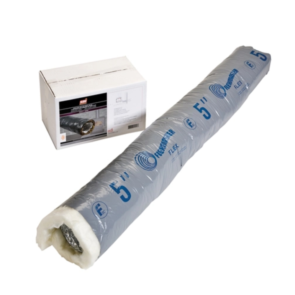 Osburn AC02090 4' Insulated Flex Pipe For 5"Dia Fresh Air Intake