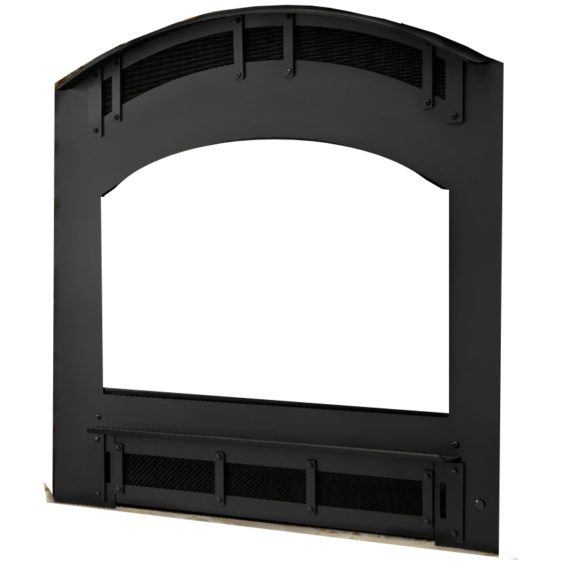 Majestic DF-PIII-MA Mission Arch Front, Classic Black