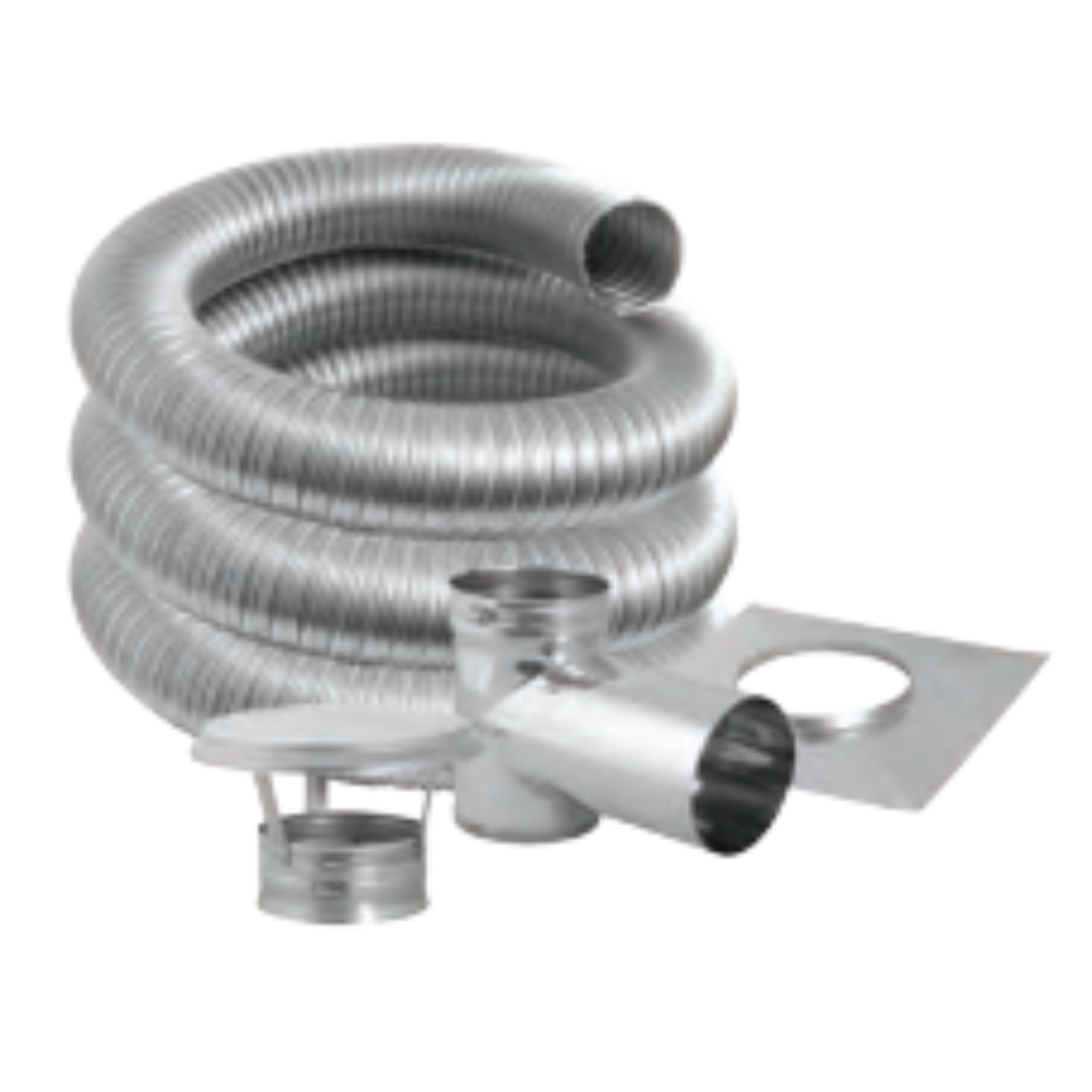 Duravent 4DFPRO-30KT 4"DFPRO-30KT ( includes: DFSS Top Plate, Cap, Tee w/Cap )