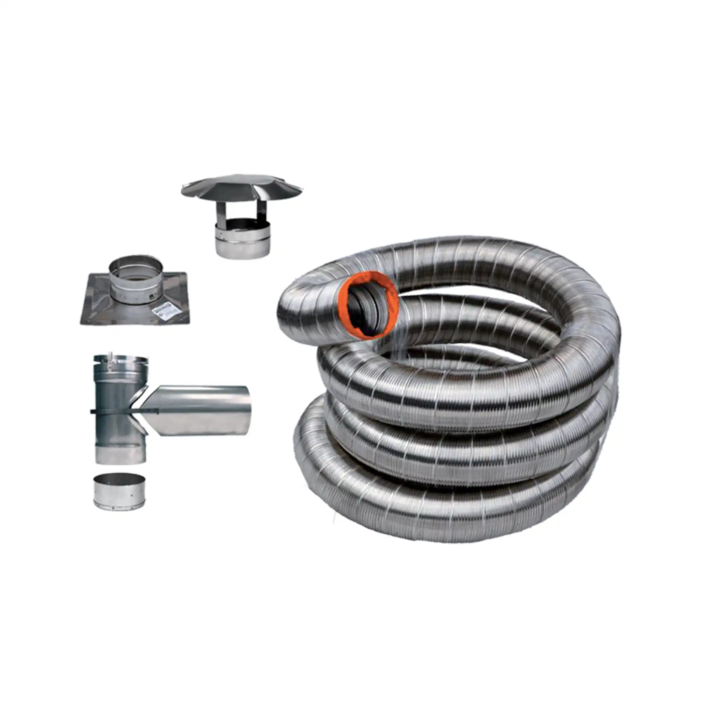 Drolet VOLKA-625 Flexible Stainless Steel Sheet Kit 6' X 25' Diameter