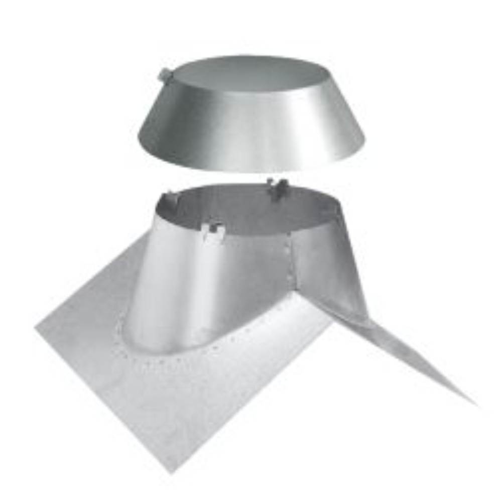 Duravent 10DTC-FP12 10" Dia. 12/12 peak flashing