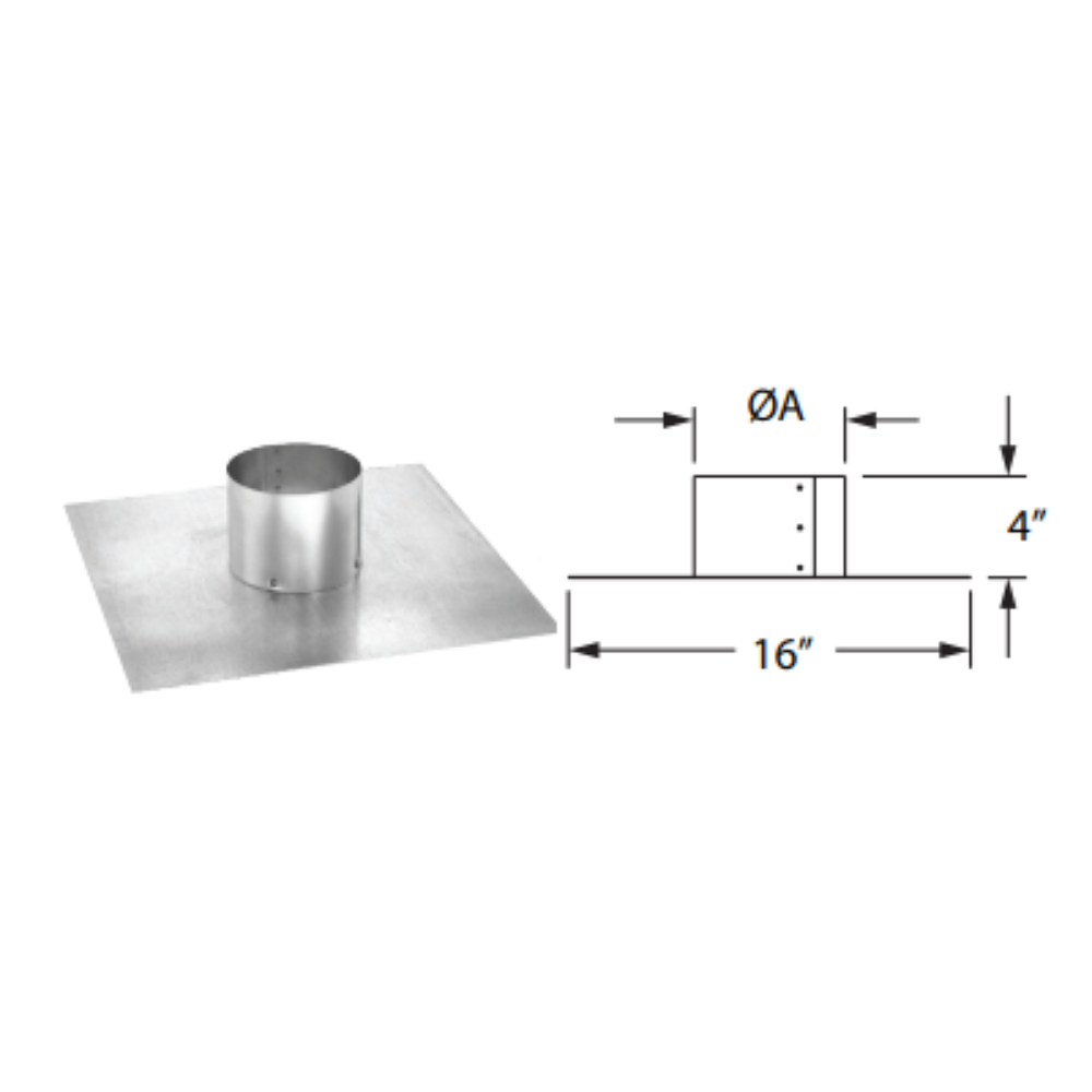 Duravent 4DFA-TP DuraFlex Top Plate