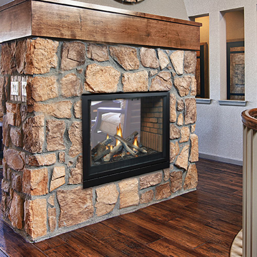 Empire DVP36SP32EN Tahoe Direct-Vent See-Through MV 36'' Nat-Gas Fireplace