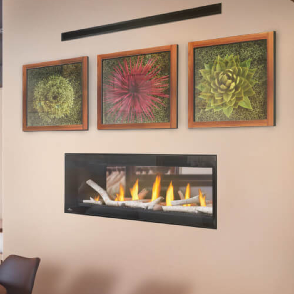 Napoleon LVX50N2X-1 Luxuria 50" See Through Direct Vent NG Fireplace Electronic Ignition