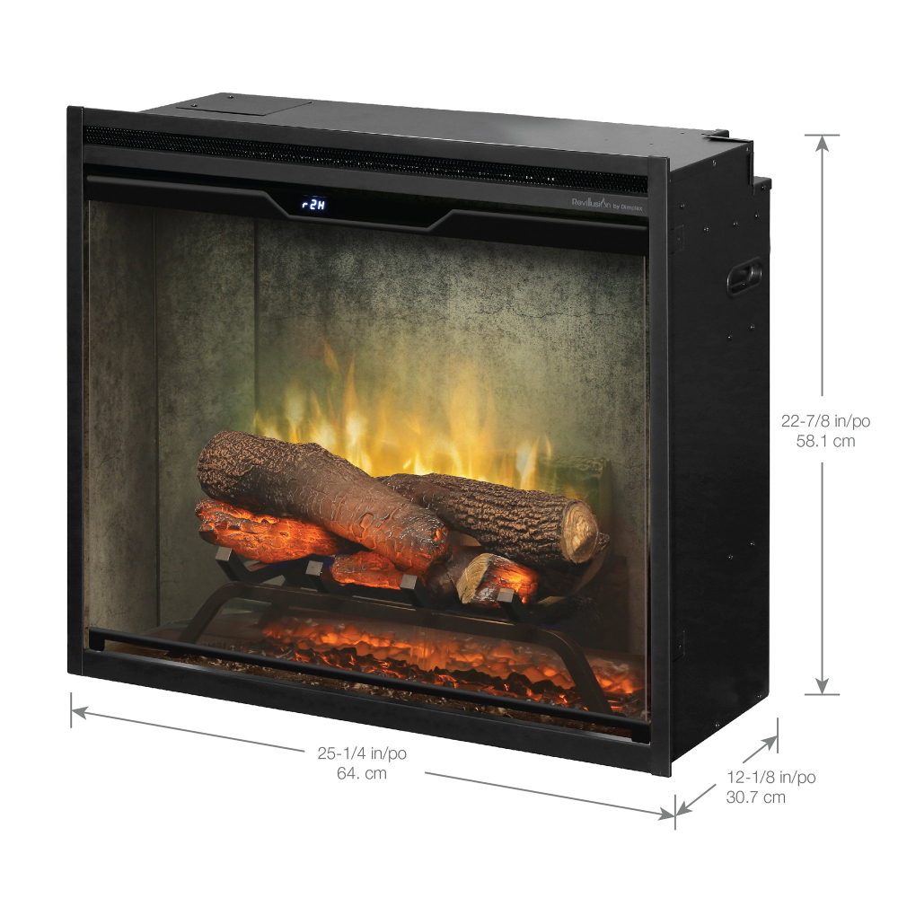 Dimplex 500002399 RBF36PWC-FG Revillusion 36" Portrait Built-In Electric Firebox