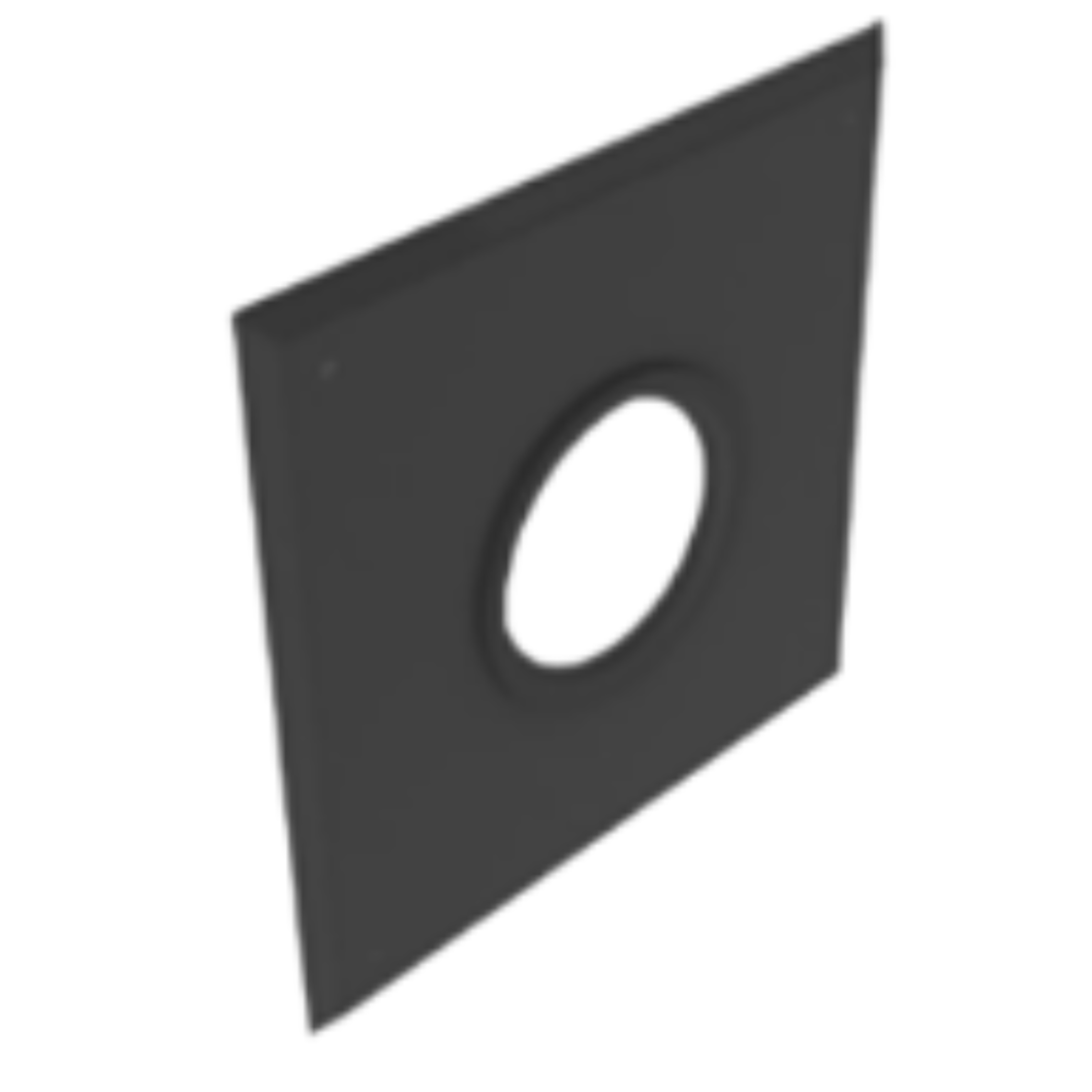 Duravent 3PPS-WPB Wall Plate - Black