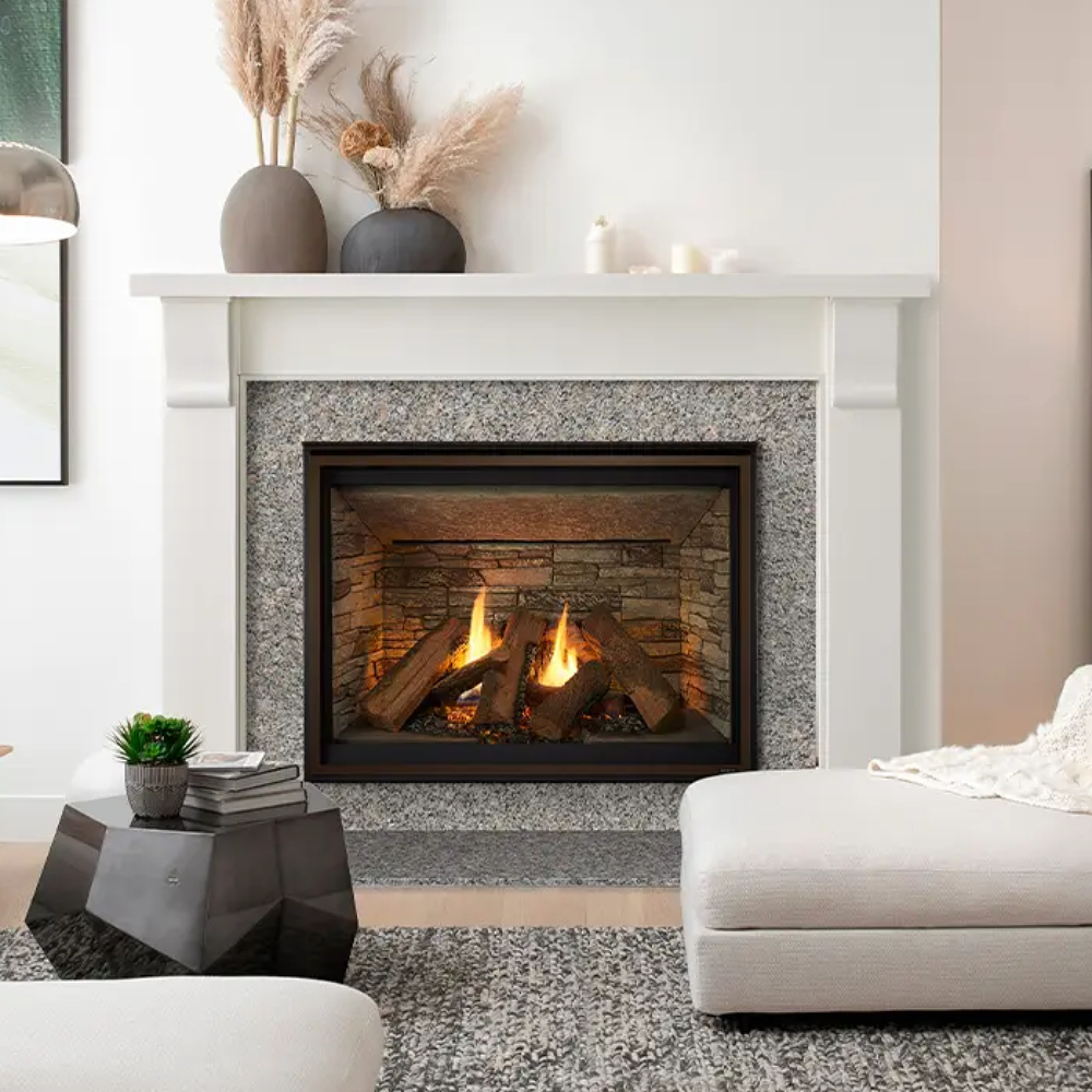 Majestic MER36PN Meridian Platinum 36" DV Nat-Gas Fireplace W/Intellifire
