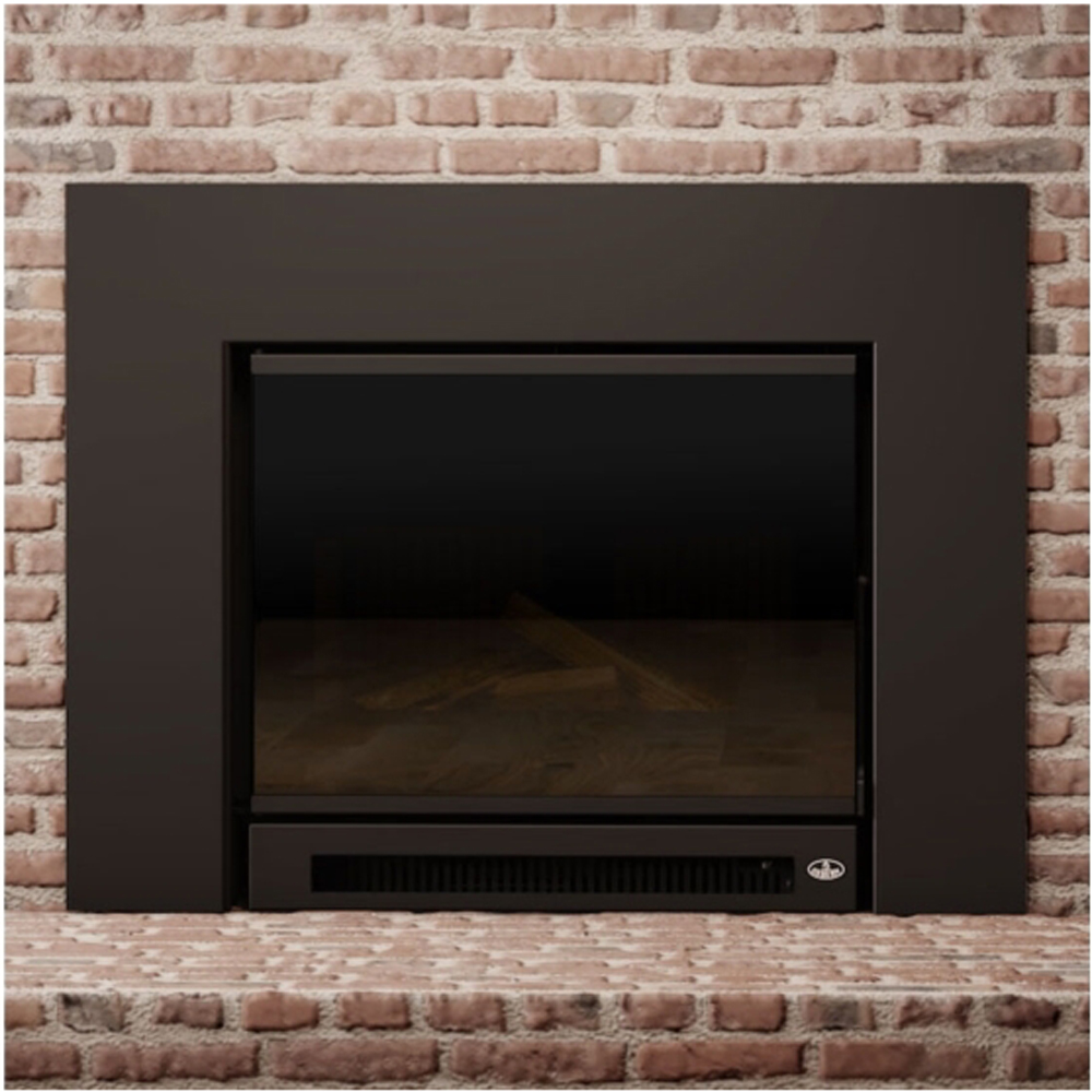 Osburn AC02775 Semi-Transparent Black Glass With Nightflame Effect