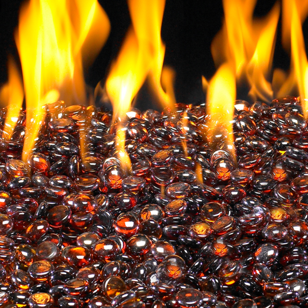 RealFyre GLG-10J-A-6 Fyre Gems Deep Amber,Jar