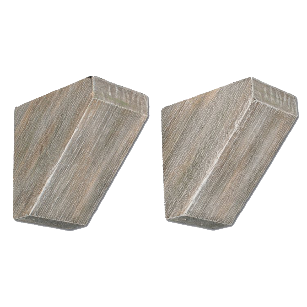 Lexington Hearth 7423 SM-C-LH-WG Sawmill Corbel Weathered Grey (Set of 2)