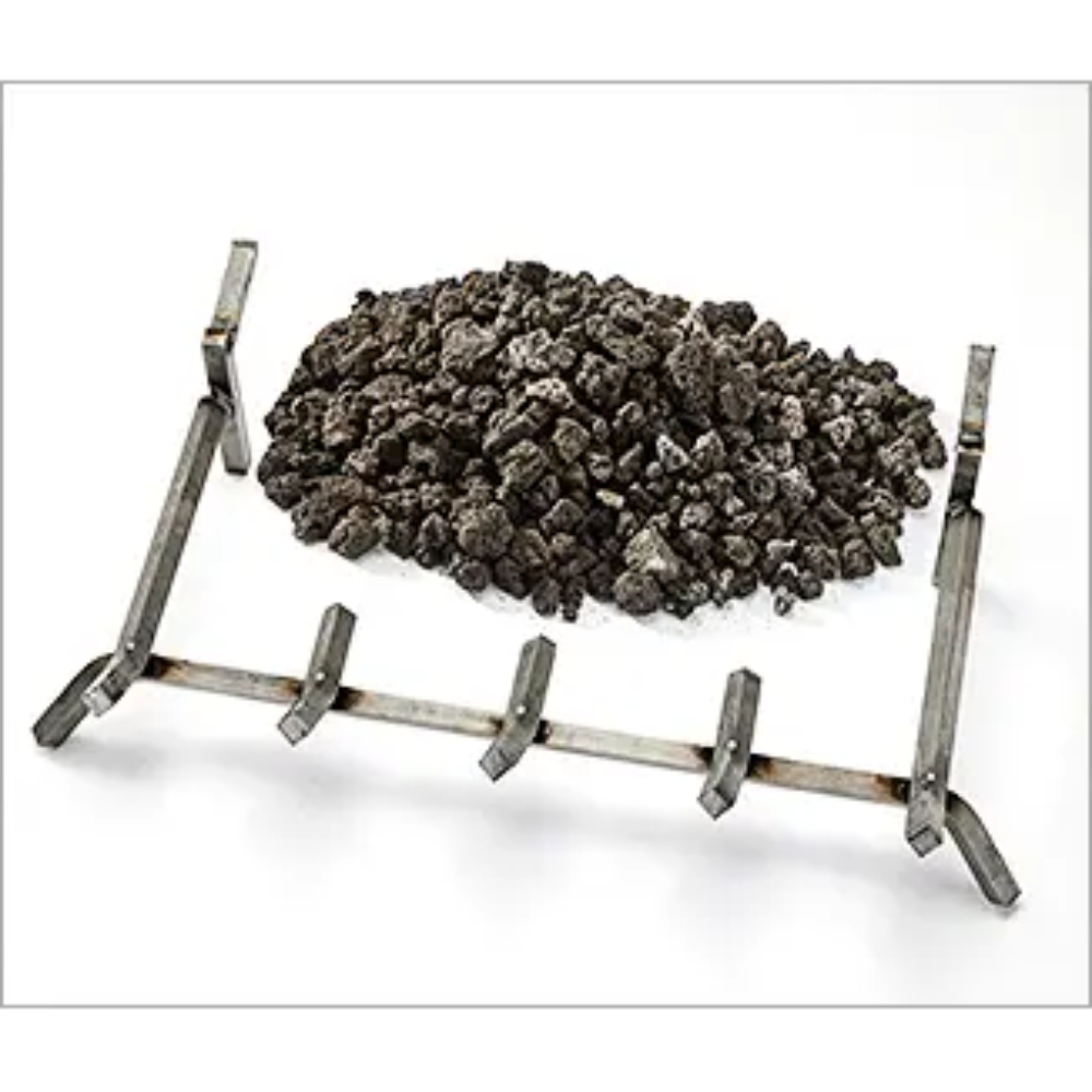 Majestic GR-ODCOUG Stainless Steel Grate With Lava Rock