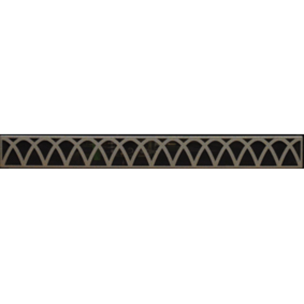 Empire DVG2ABL Arch Black Louvers