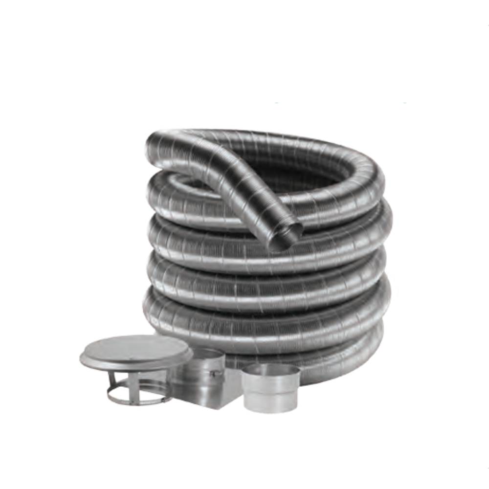 Duravent 4DF316-35VCK 4" DF316-35VCK (includes:Top Plate with welded Storm Collar, Cap plus DFSS Connector and DF316 Length