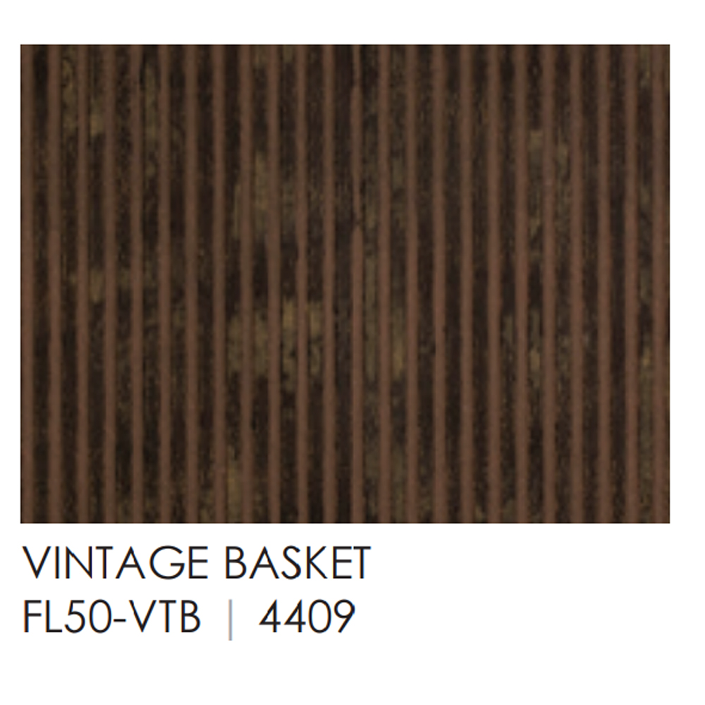 Enhance-a-Fire FL50-VTB 4409 Vintage Basket 1/2” Flute 36” x 24.5” 5/8” Thick Architectural Fiber Panels 2-Set
