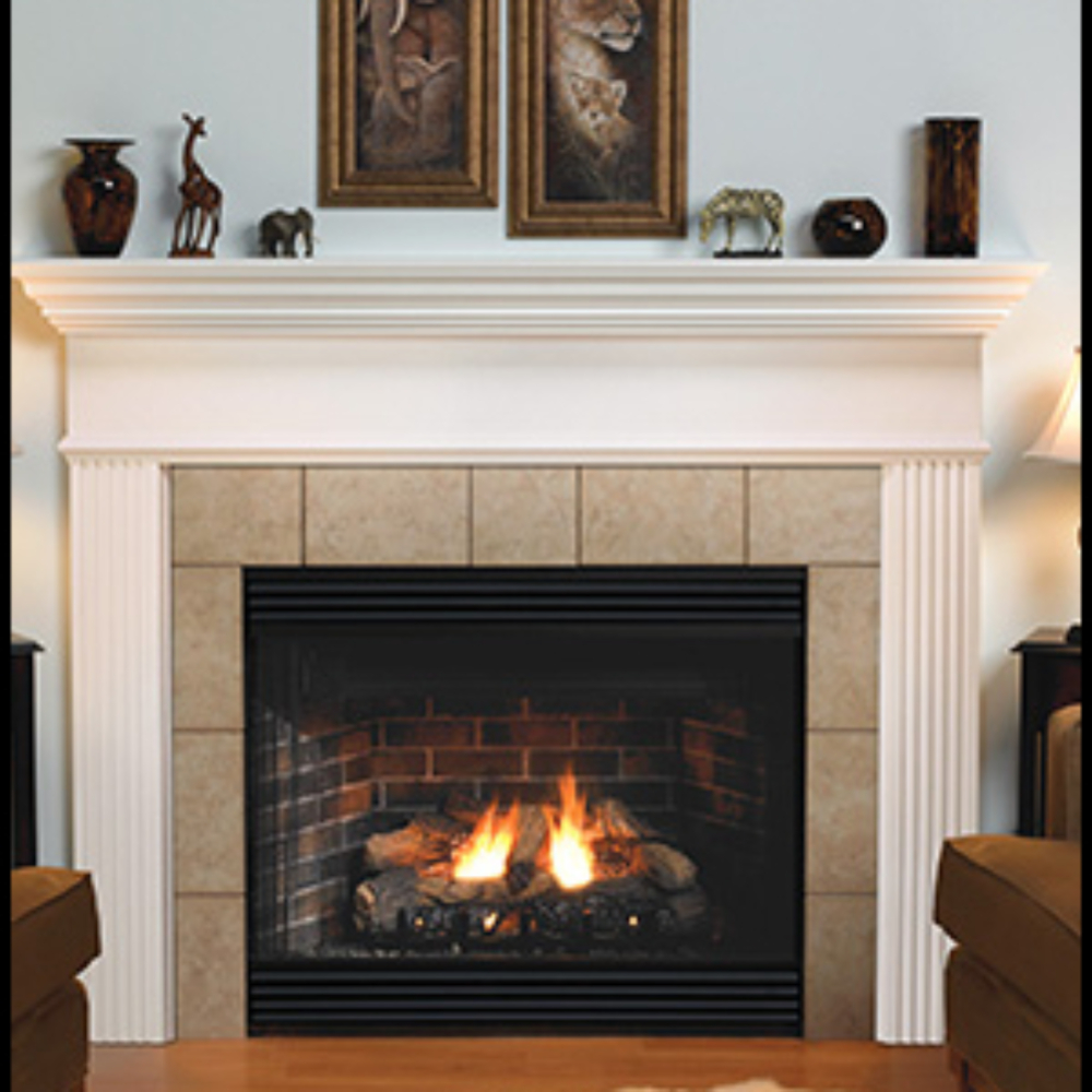 Empire BVP42FP70FN Keystone B-Vent Natural Gas 42" Intermittent Pilot Fireplace w/Flush Face