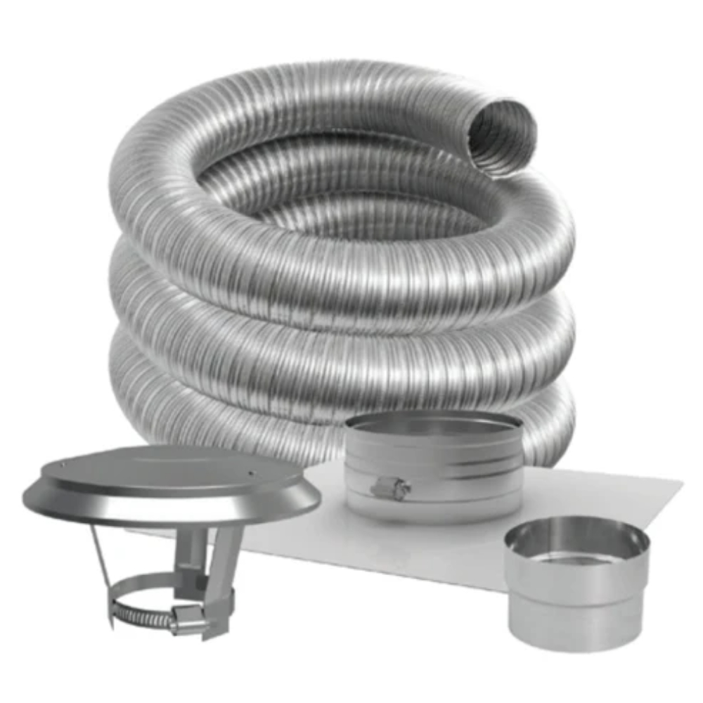 Duravent 4DFPRO-35K 4"DFPRO 35 Kit (includes DFSS Top Plate, Cap, Connector )