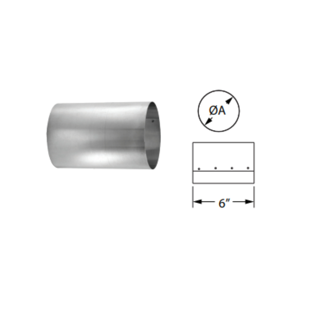 Duravent 3DFS-MS 3" DuraFlex Mortar Sleeve