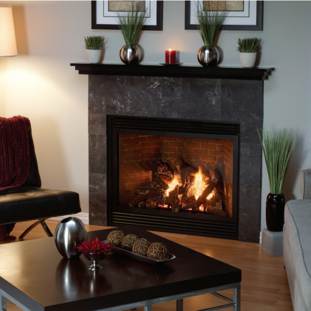 Empire DVX42FP31LP Tahoe Luxury 42" Propane Direct-Vent Fireplace w/Millivolt OnOff Switch Blower