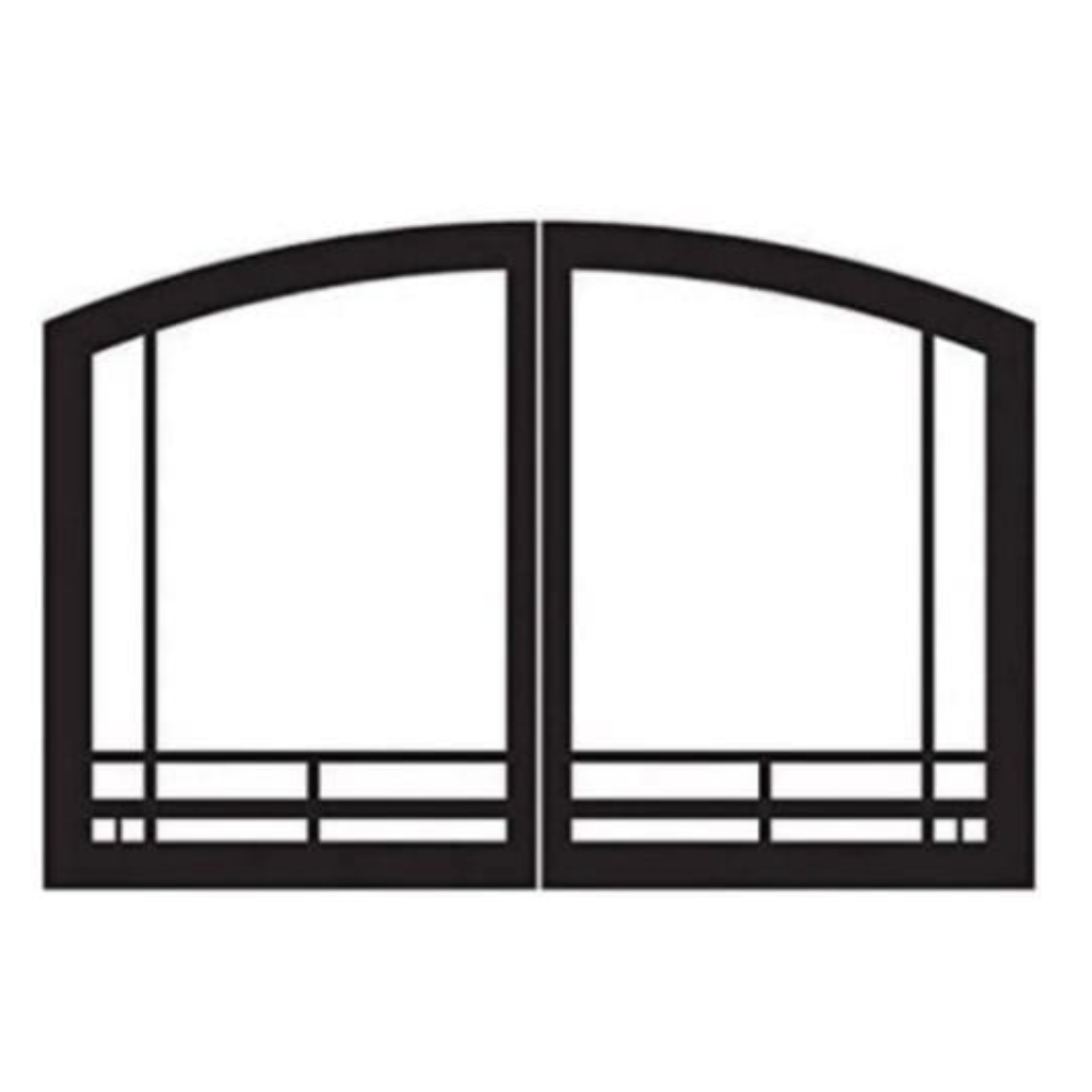 Empire VFR36SMHP Hammered Pewter Door Set Mission Arch