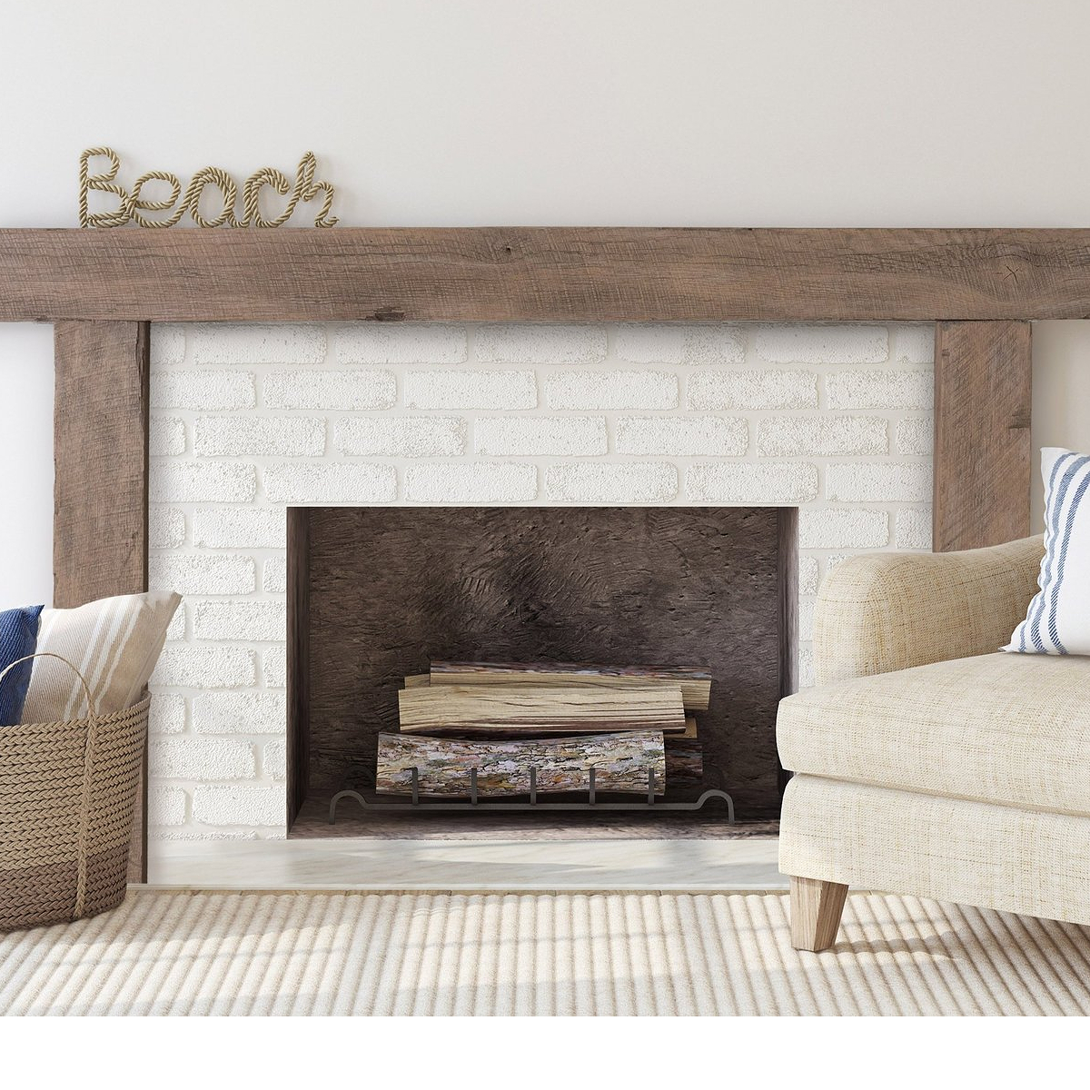 Lexington Hearth 7072 SUR-3-LH-PH Hitching Post Pale Honey 3 Pc. Mantel Kit