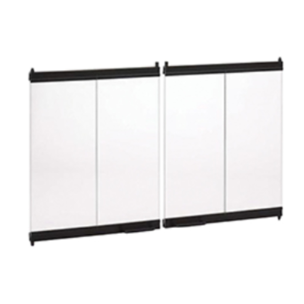 IHP Superior BDMO50E 50" Mosaic Masonry Bi-Fold Door, Ebony Finish F1020