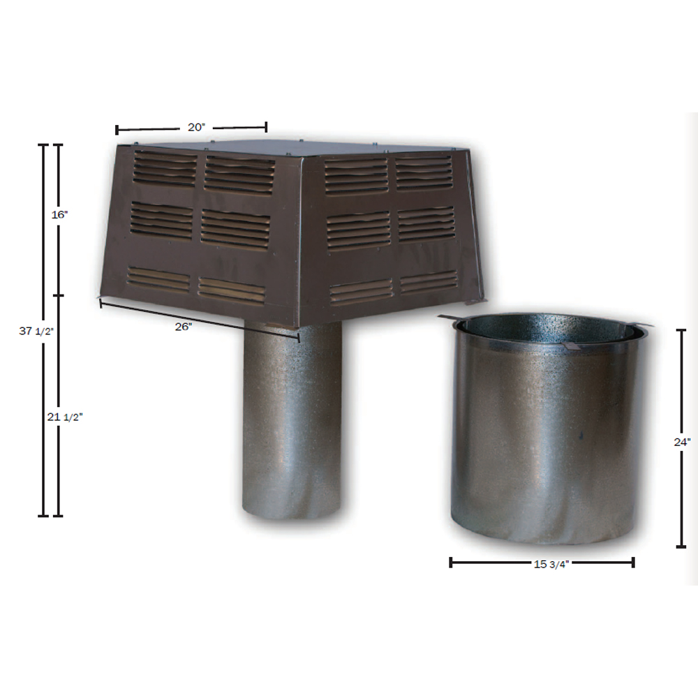 IHP Superior STL-12DMP Square Top Termination with Slip Section F0949