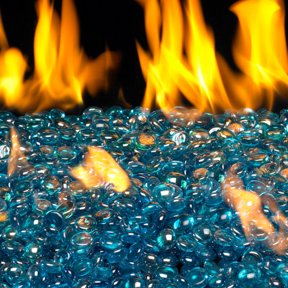 RealFyre GLG-10J-T Fyre Gems,Blue Topaz, Jar