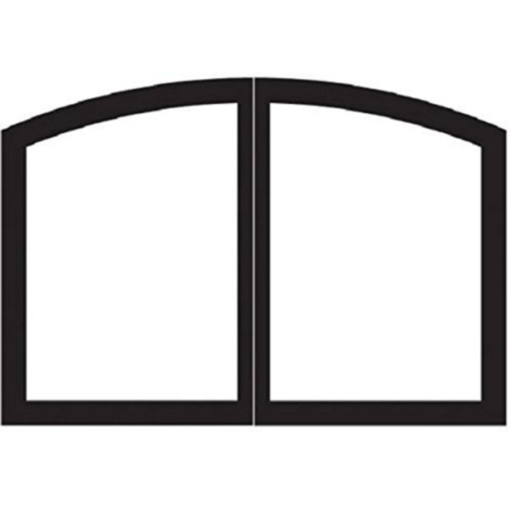 Empire VFR32SCBL Black Door Set Arch