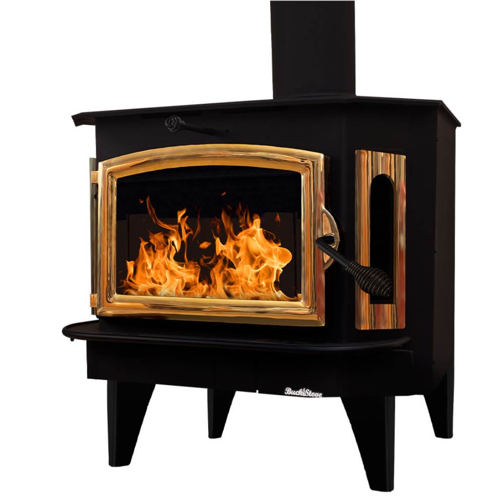 Buck Stove FP91G Model 91 FreeStanding Catalytic Wood Stove w/Gold Door