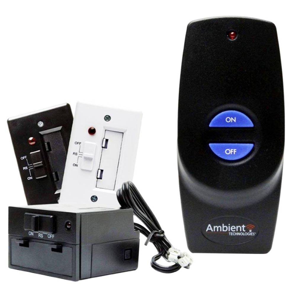 Monessen RCB Hand-held On/Off with battery receiver and wall cover plates.