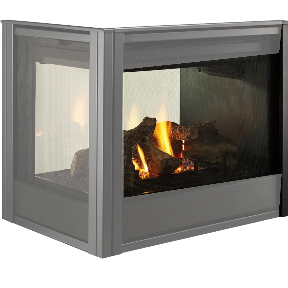 Majestic MSEP-36-BK Multi Side End Panel Firescreen Front Black