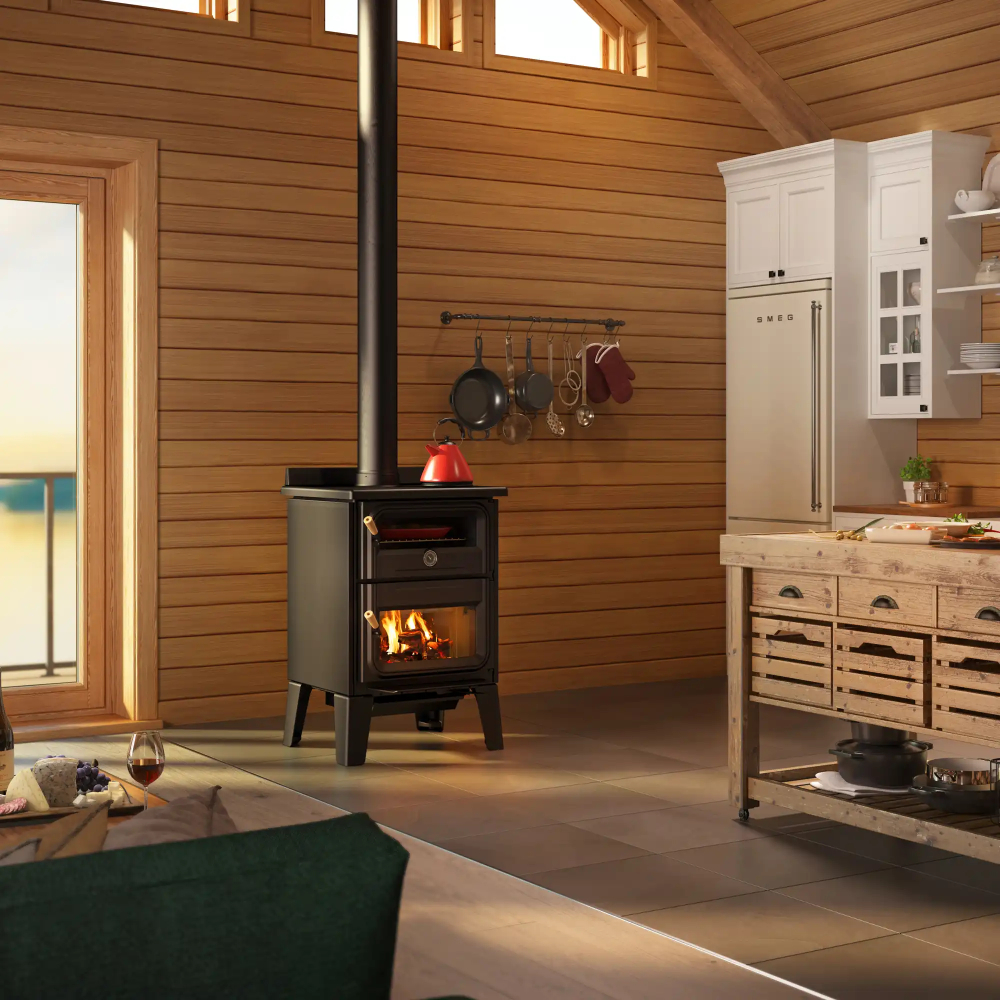 Drolet DB04815 BISTRO Large Wood Burning Cookstove