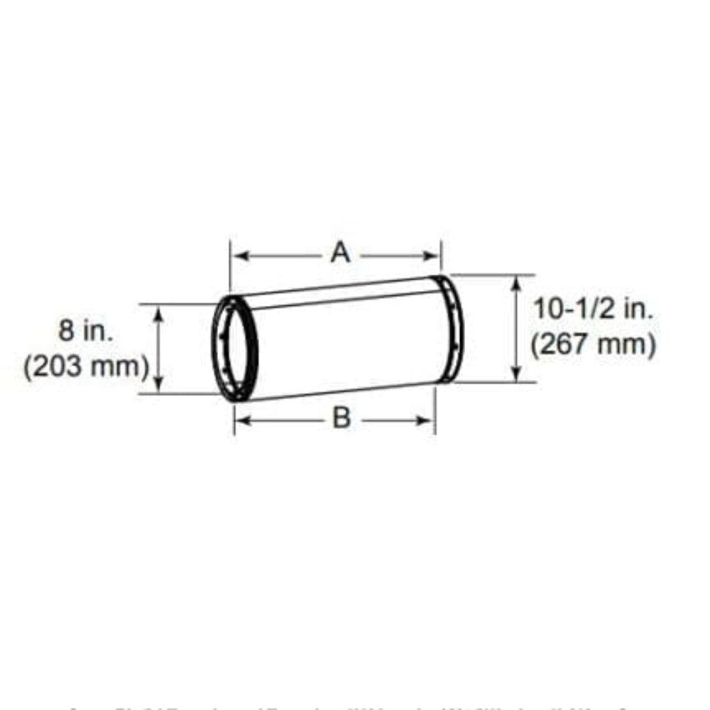 Majestic SL348 4 ft. (1220mm) pipe section