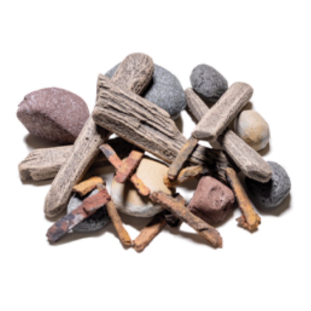 IHP Superior DRFTWD-ROCK-KIT Driftwood Pieces and Rock Media Kit F4908