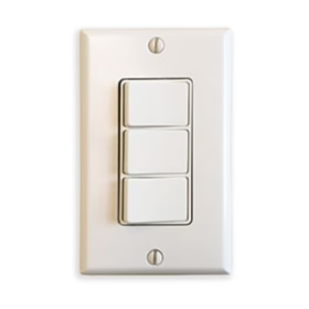 Majestic LED-SWITCH 3 Toggle Wall Switch For Multi-Color Selection