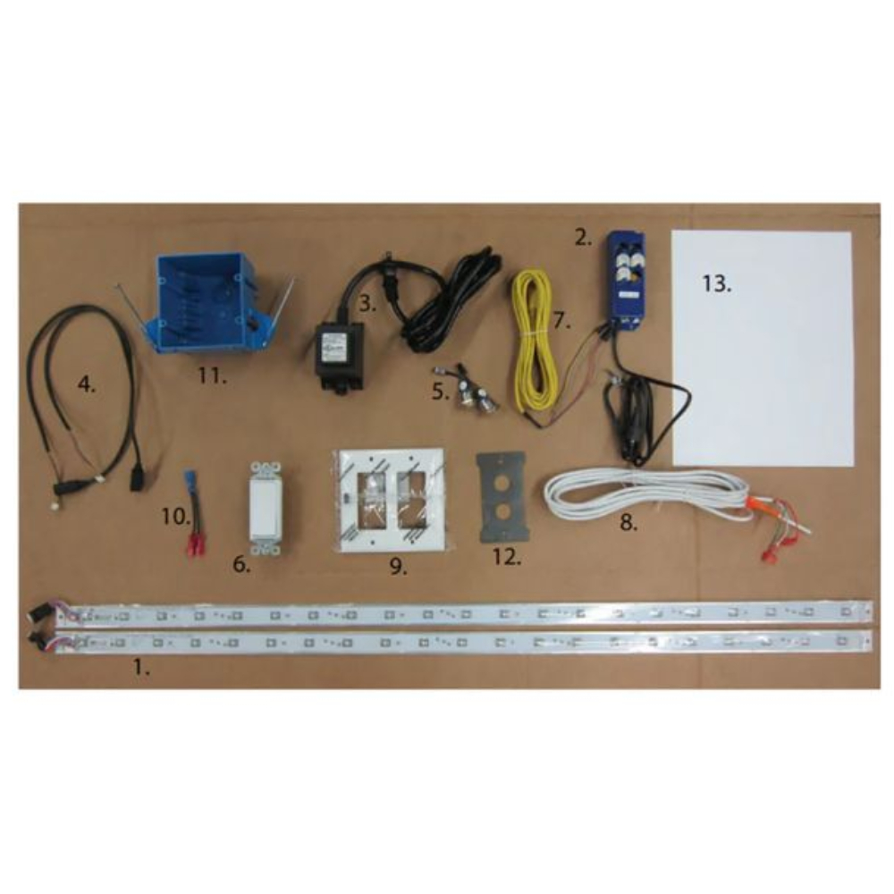 Monessen AVFL42LED LED light kit for AVFL42-BU and AVFL42-RB.