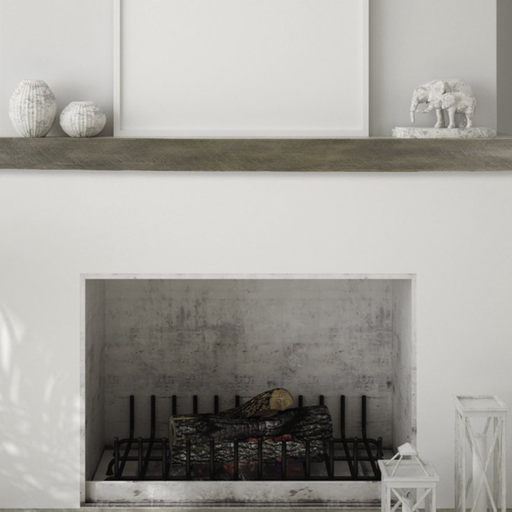 Lexington Hearth 7077 FS-6-LH-PH Flat Sawn Beam Pale Honey 6' Mantel