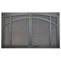 IHP Superior ASD4228-TI Arched Screen Door, Textured Iron